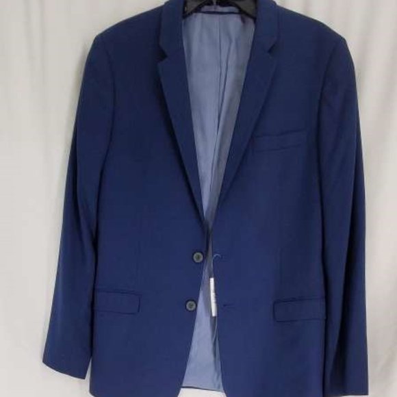 Topman I Blue Mens Button Down Jacket Size 2XL - Picture 2 of 4